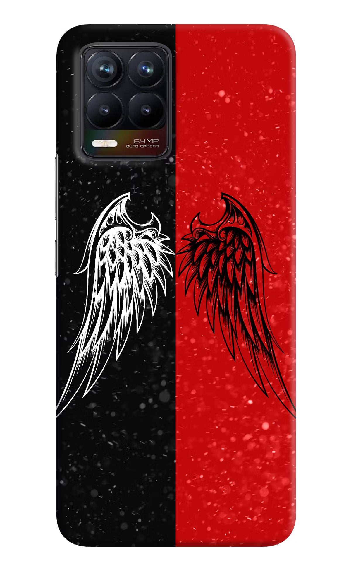 Wings Realme 8/8 Pro (not 5G) Hard Case Back Cover by Casekaro