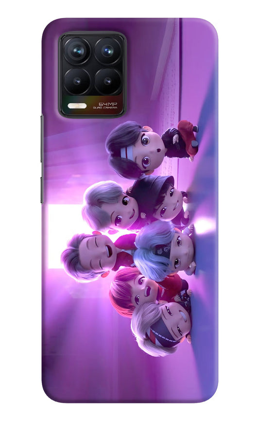BTS Chibi Realme 8/8 Pro (not 5G) Hard Case Back Cover by Casekaro