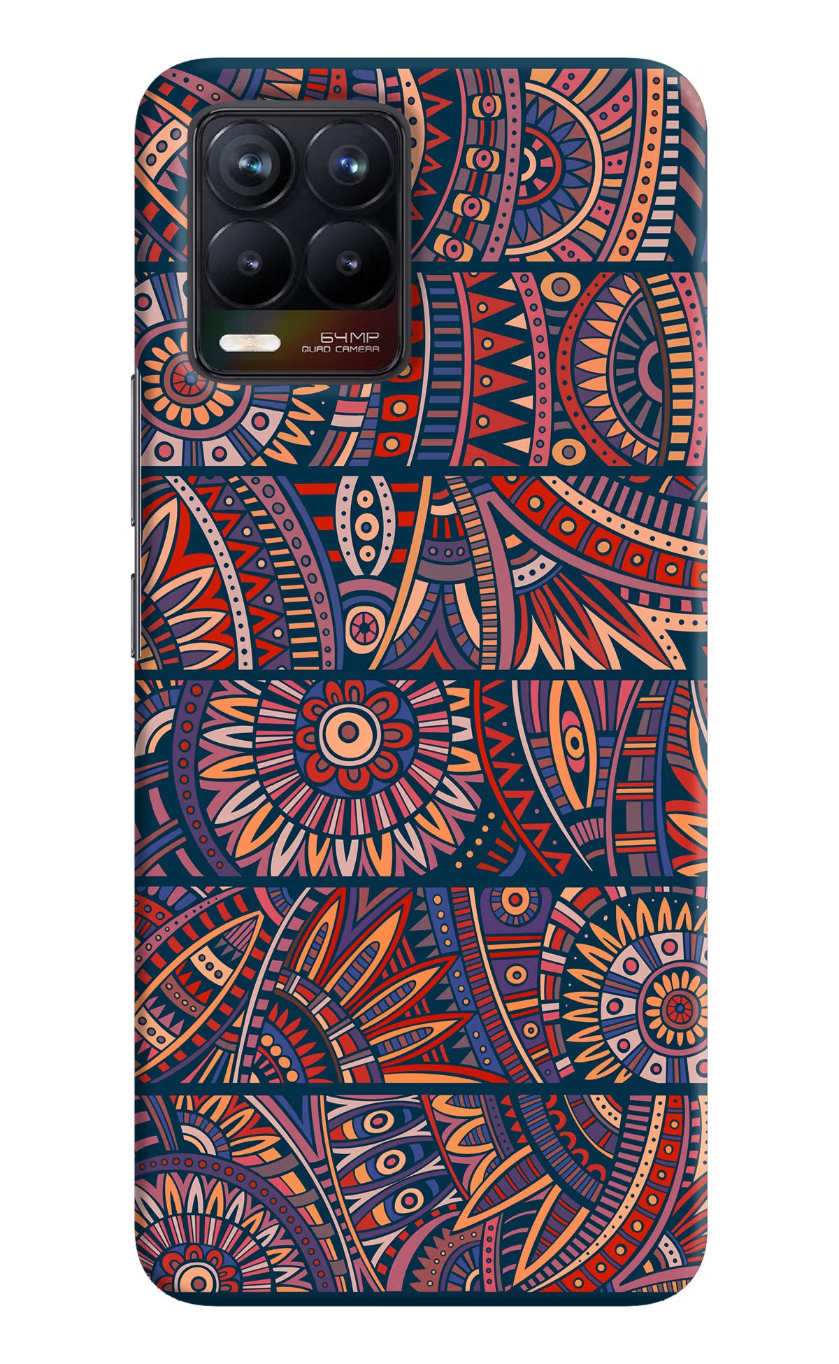 African Culture Design Realme 8/8 Pro (not 5G) Hard Case Back Cover by Casekaro