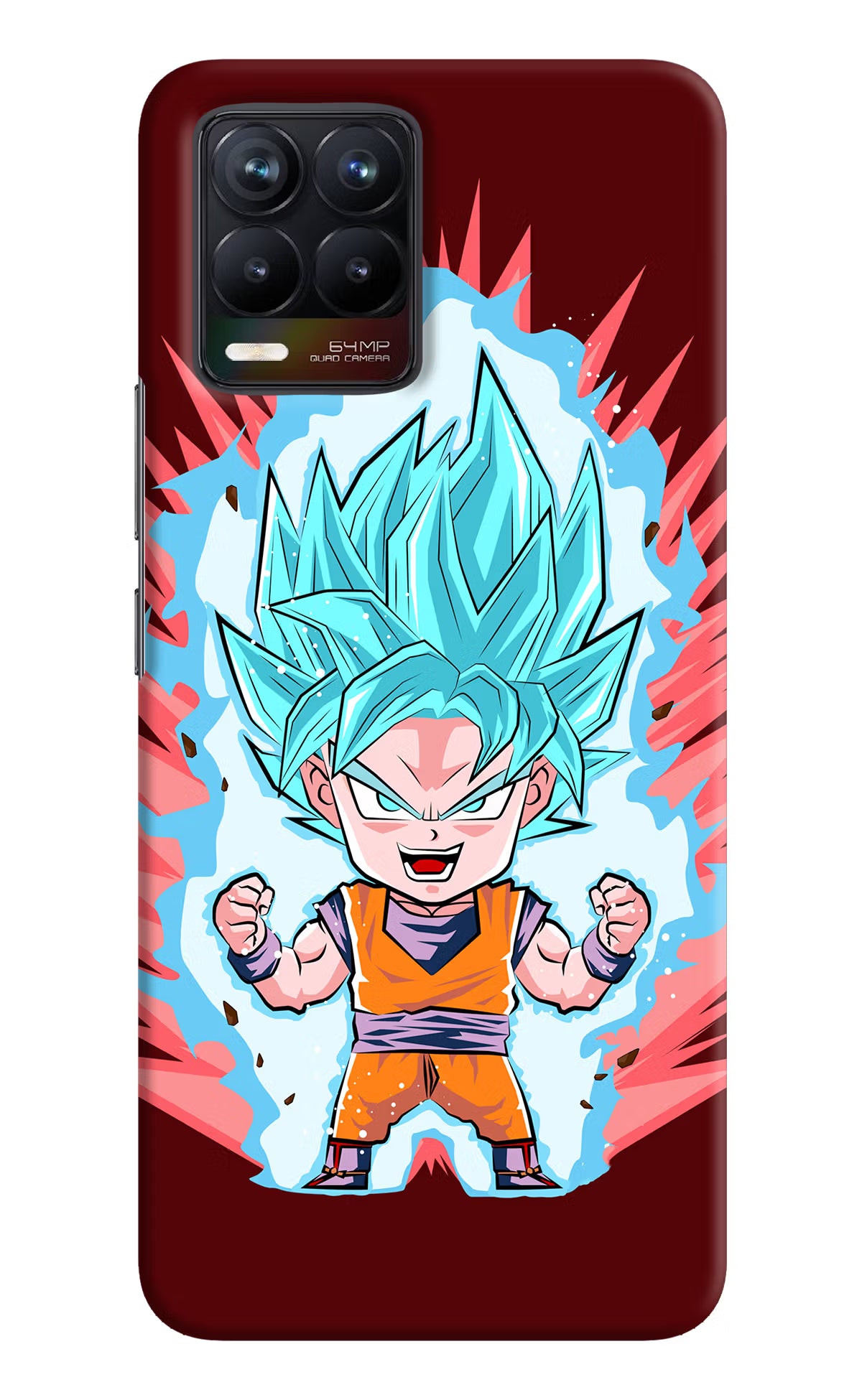 Goku Little Realme 8/8 Pro (not 5G) Hard Case Back Cover by Casekaro