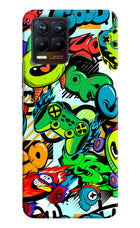 Game Doodle Realme 8/8 Pro (not 5G) Hard Case Back Cover by Casekaro