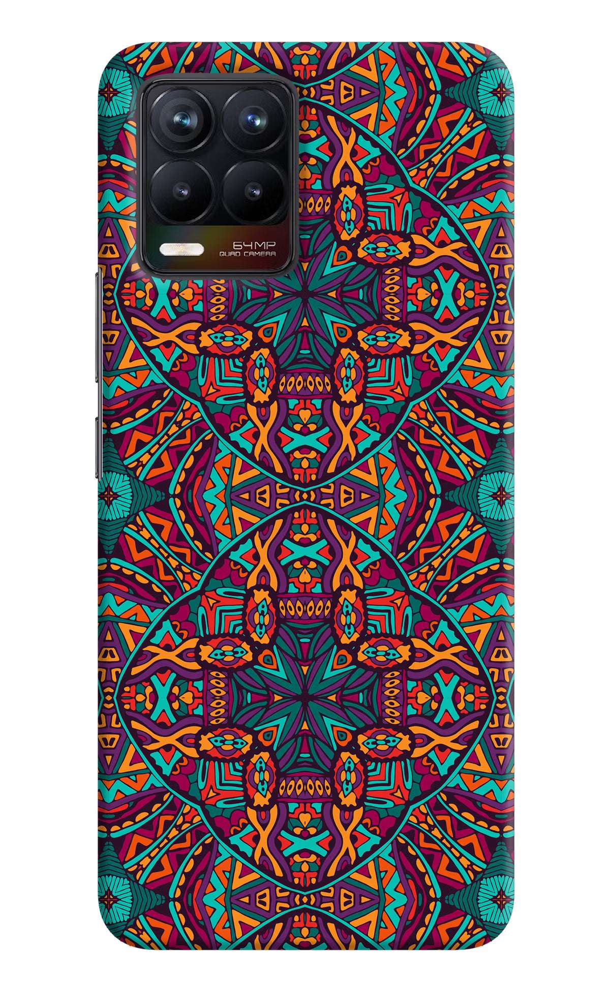 Colour Mandala Realme 8/8 Pro (not 5G) Hard Case Back Cover by Casekaro