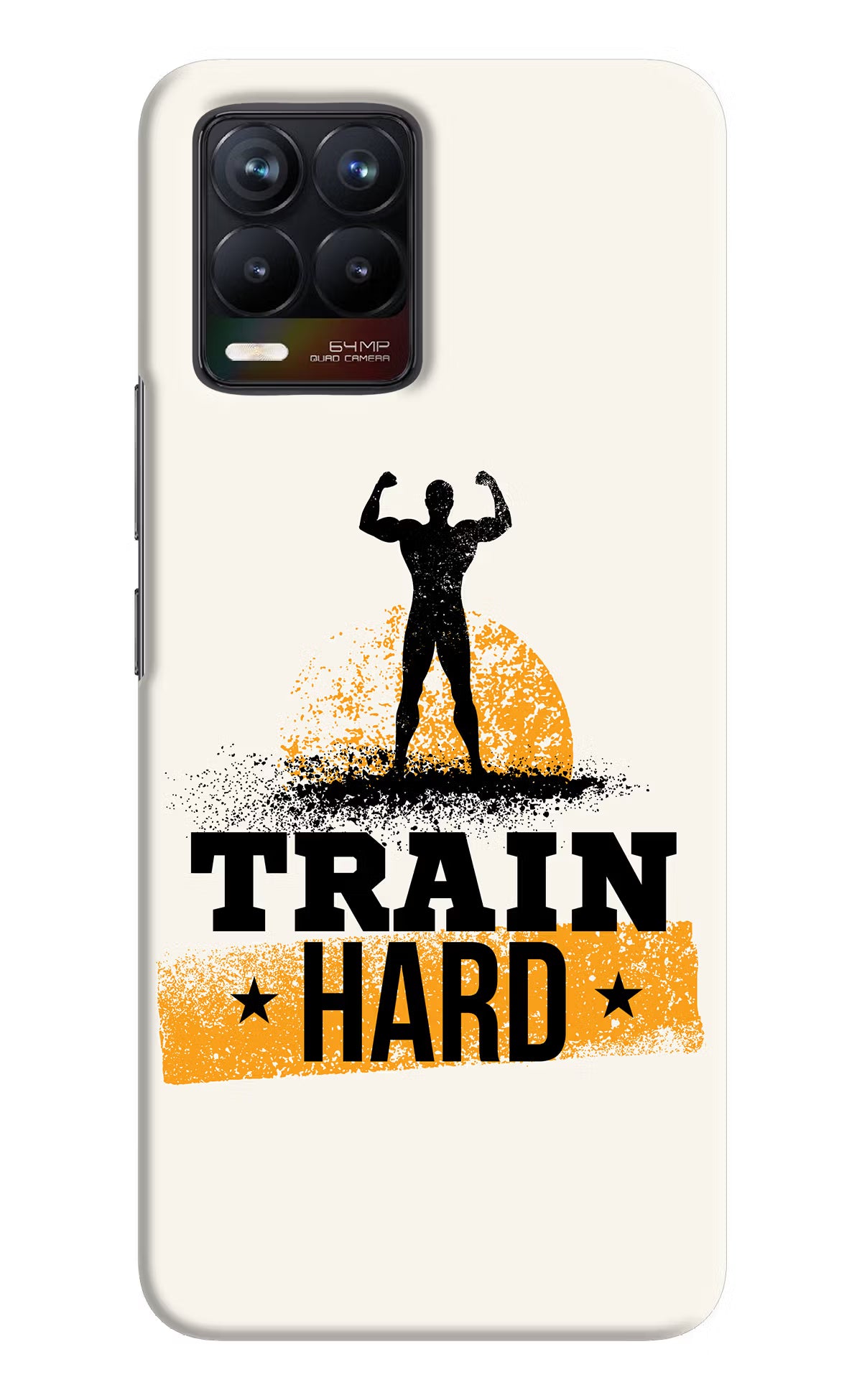 Train Hard Realme 8/8 Pro (not 5G) Hard Case Back Cover by Casekaro