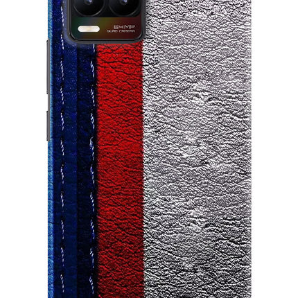 BMW Stripes Realme 8/8 Pro (not 5G) Hard Case Back Cover by Casekaro