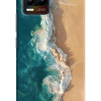 Ocean Beach Realme 8/8 Pro (not 5G) Hard Case Back Cover by Casekaro
