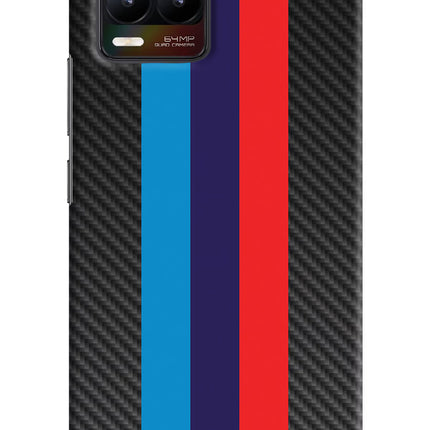 BMW Stripes Pattern Realme 8/8 Pro (not 5G) Hard Case Back Cover by Casekaro