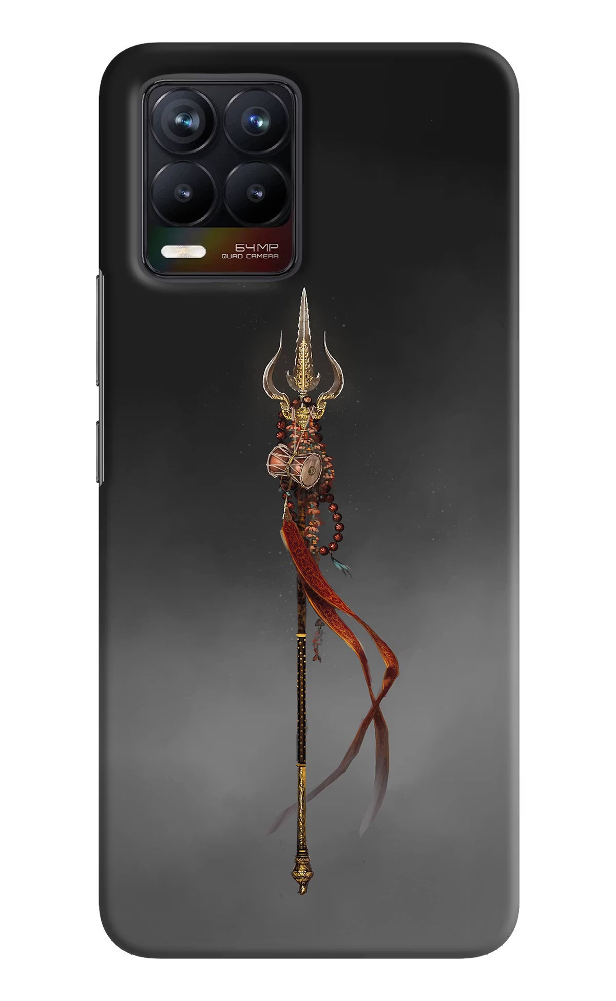 Shiv Trishul Realme 8/8 Pro (not 5G) Hard Case Back Cover by Casekaro