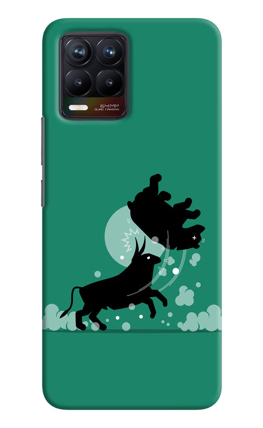 Bull Conqueror Realme 8/8 Pro (not 5G) Hard Case Back Cover by Casekaro