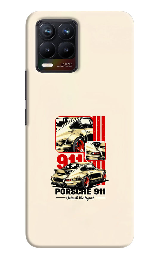 Classic Porsche 911 Realme 8/8 Pro (not 5G) Hard Case Back Cover by Casekaro