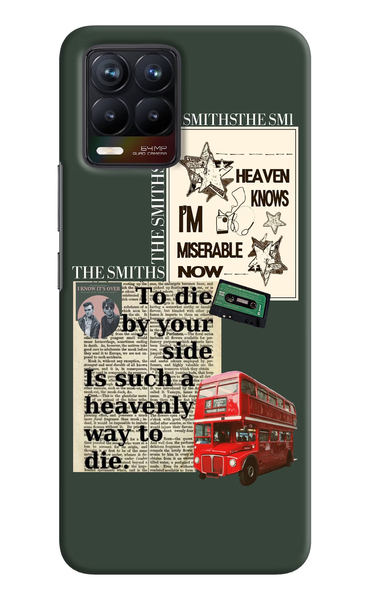 The Smiths Realme 8/8 Pro (not 5G) Hard Case Back Cover by Casekaro