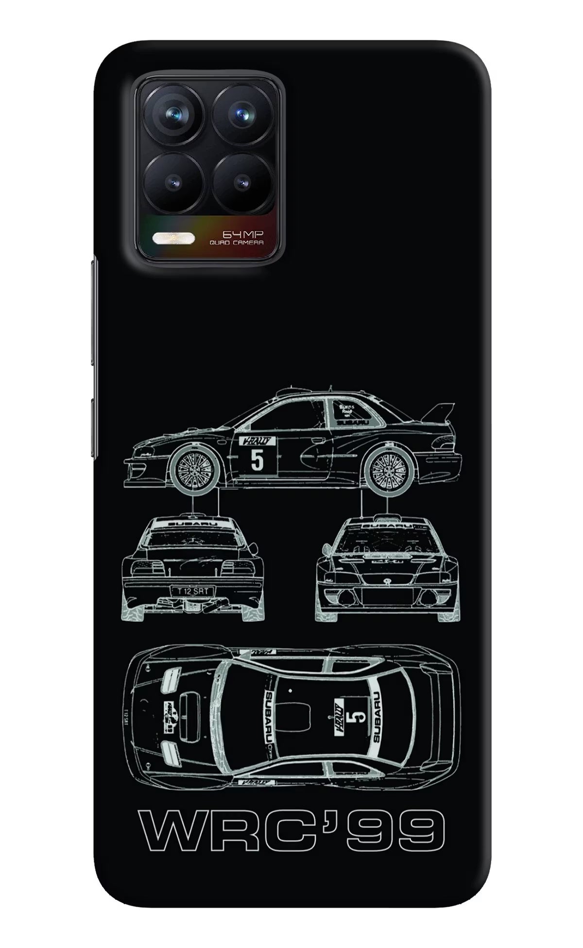 WRC'99 Realme 8/8 Pro (not 5G) Hard Case Back Cover by Casekaro