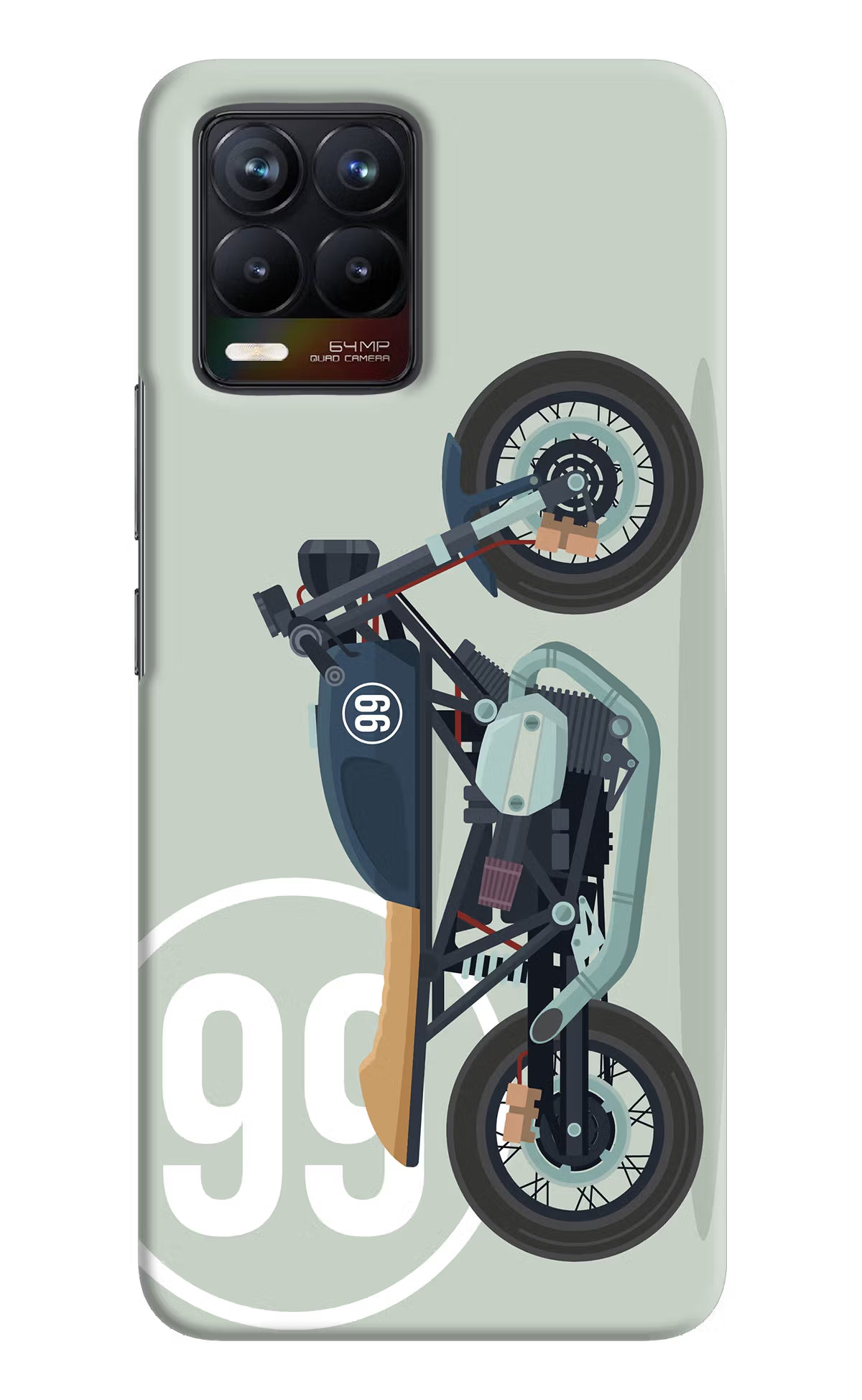 Classic Cafe Racer 99 Realme 8/8 Pro (not 5G) Hard Case Back Cover by Casekaro