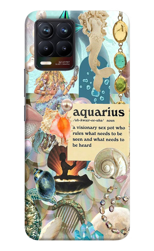 Aquarius Zodiac Realme 8/8 Pro (not 5G) Hard Case Back Cover by Casekaro