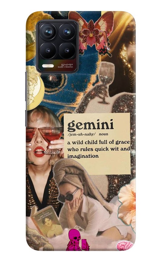Gemini Zodiac Realme 8/8 Pro (not 5G) Hard Case Back Cover by Casekaro