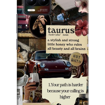 Taurus Zodiac Realme 8/8 Pro (not 5G) Hard Case Back Cover by Casekaro