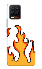 Fired Up – White Realme 8/8 Pro (not 5G) Hard Case Back Cover by Casekaro