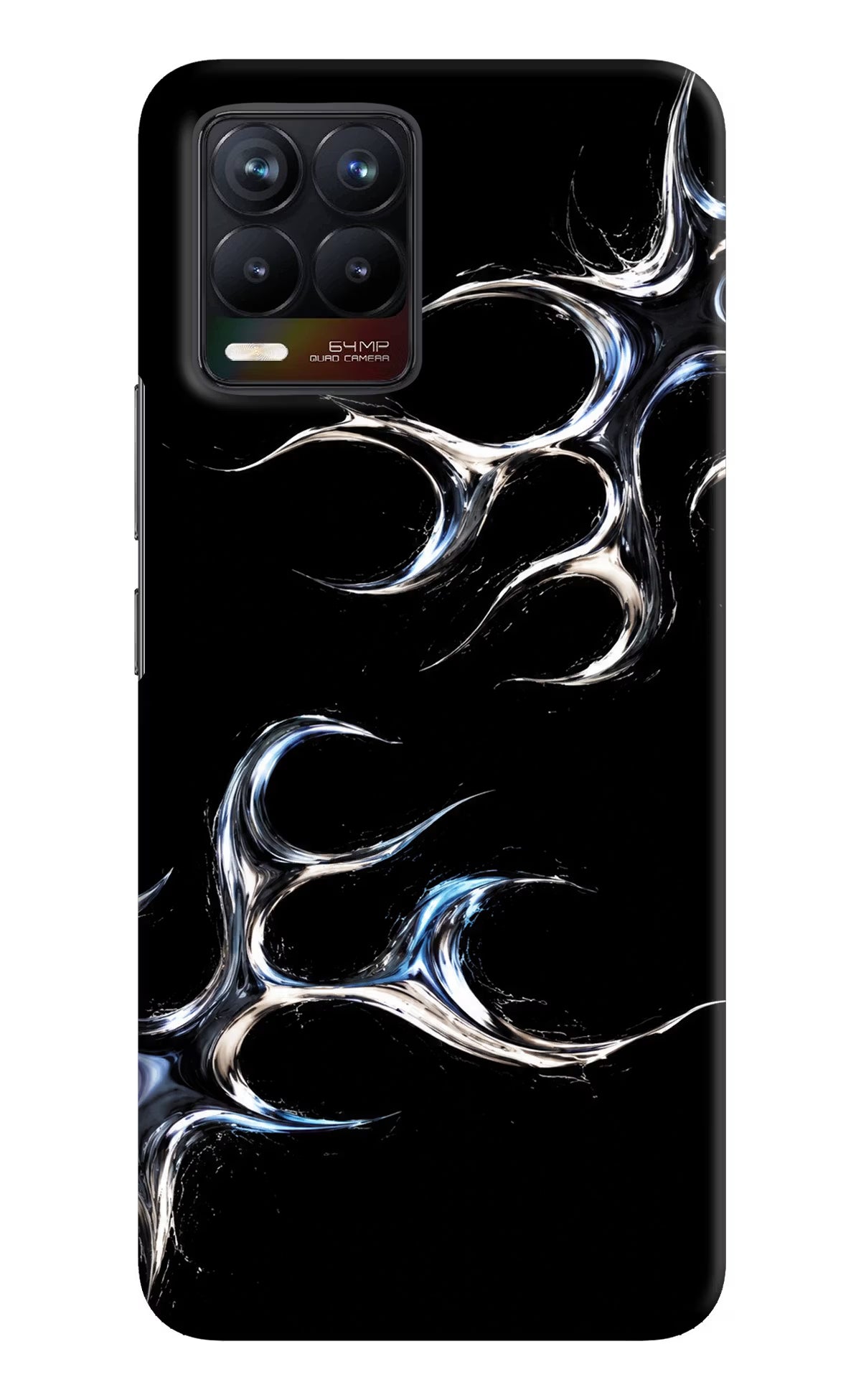 Chrome Tribal Realme 8/8 Pro (not 5G) Hard Case Back Cover by Casekaro
