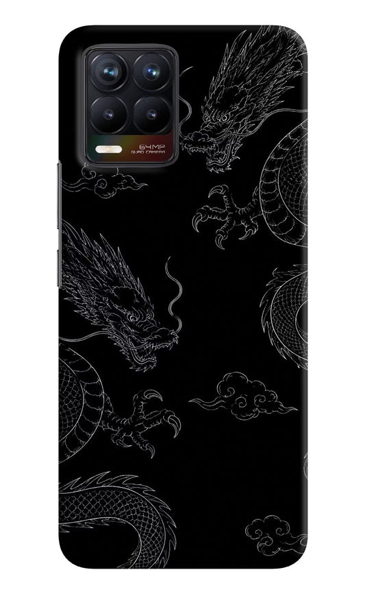 Twin Dragons Realme 8/8 Pro (not 5G) Hard Case Back Cover by Casekaro