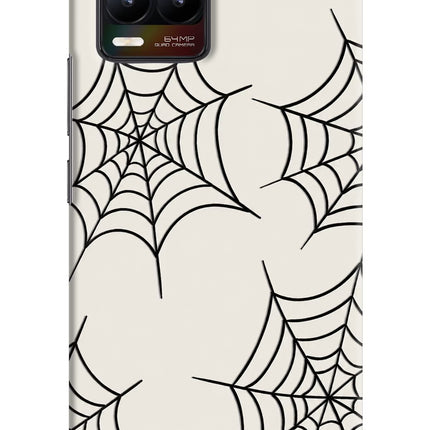 Spider Web Realme 8/8 Pro (not 5G) Hard Case Back Cover by Casekaro
