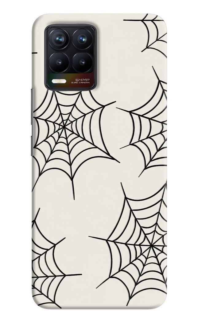Spider Web Realme 8/8 Pro (not 5G) Hard Case Back Cover by Casekaro