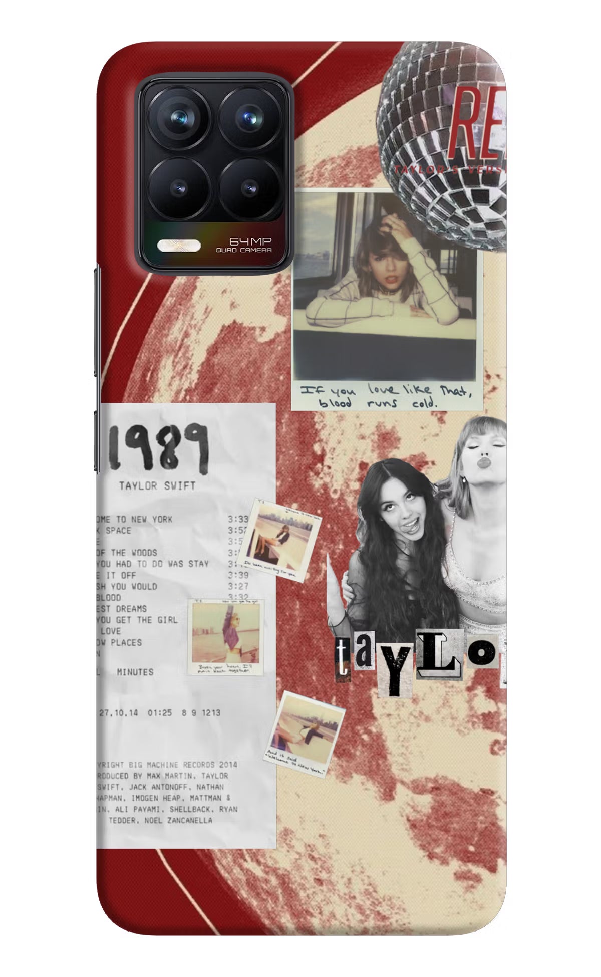 Taylor Swift Realme 8/8 Pro (not 5G) Back Cover