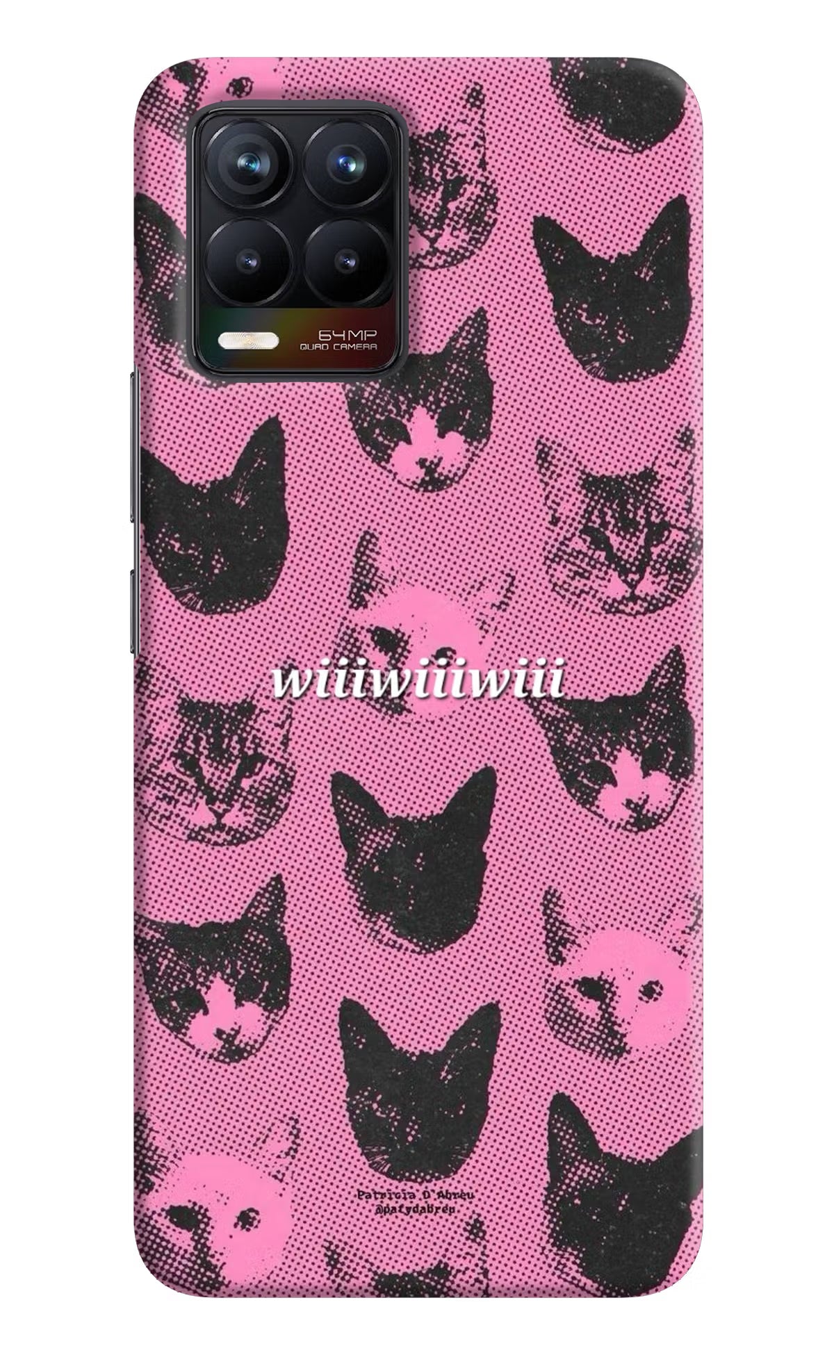 Pink Cats Realme 8/8 Pro (not 5G) Back Cover