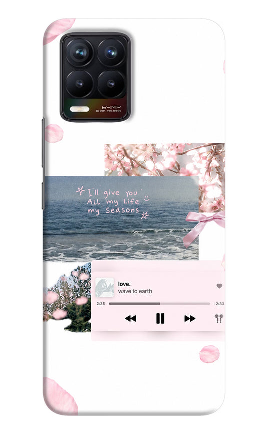 Wave to earth Realme 8/8 Pro (not 5G) Hard Case Back Cover by Casekaro
