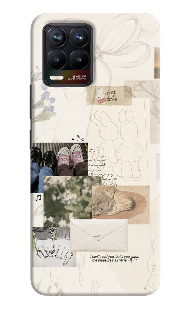 Soft Aesthetic Realme 8/8 Pro (not 5G) Hard Case Back Cover by Casekaro