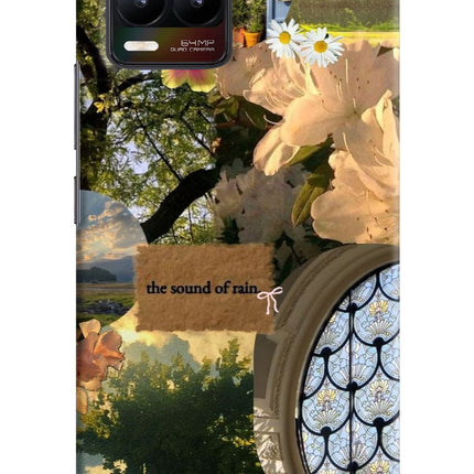 Rain Realme 8/8 Pro (not 5G) Hard Case Back Cover by Casekaro
