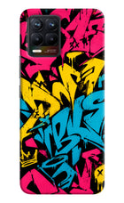 Graffiti Vibe Realme 8/8 Pro (not 5G) Hard Case Back Cover by Casekaro