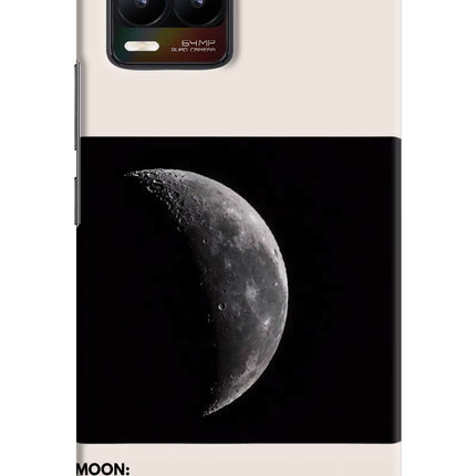 Moon Phase Realme 8/8 Pro (not 5G) Hard Case Back Cover by Casekaro