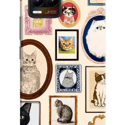Mirror Cats Realme 8/8 Pro (not 5G) Hard Case Back Cover by Casekaro