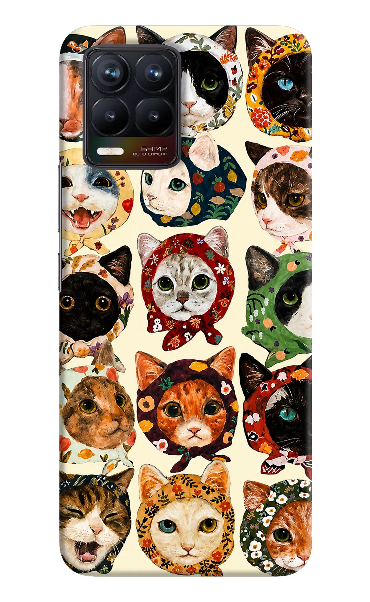 Cool Cat Realme 8/8 Pro (not 5G) Back Cover