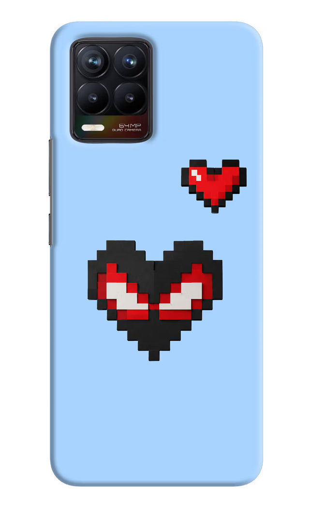 Peter Heart Realme 8/8 Pro (not 5G) Hard Case Back Cover by Casekaro