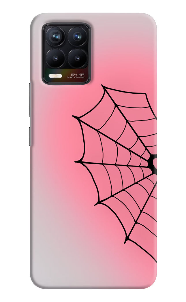 Pink Web Realme 8/8 Pro (not 5G) Hard Case Back Cover by Casekaro