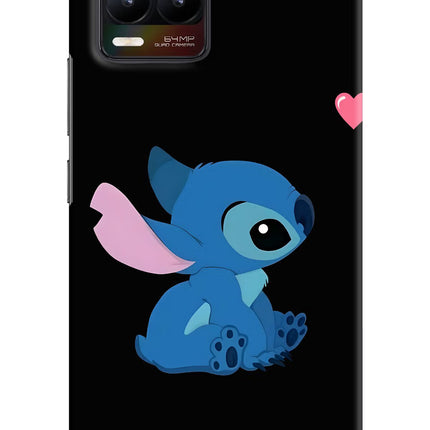 Stitch Crush Realme 8/8 Pro (not 5G) Hard Case Back Cover by Casekaro