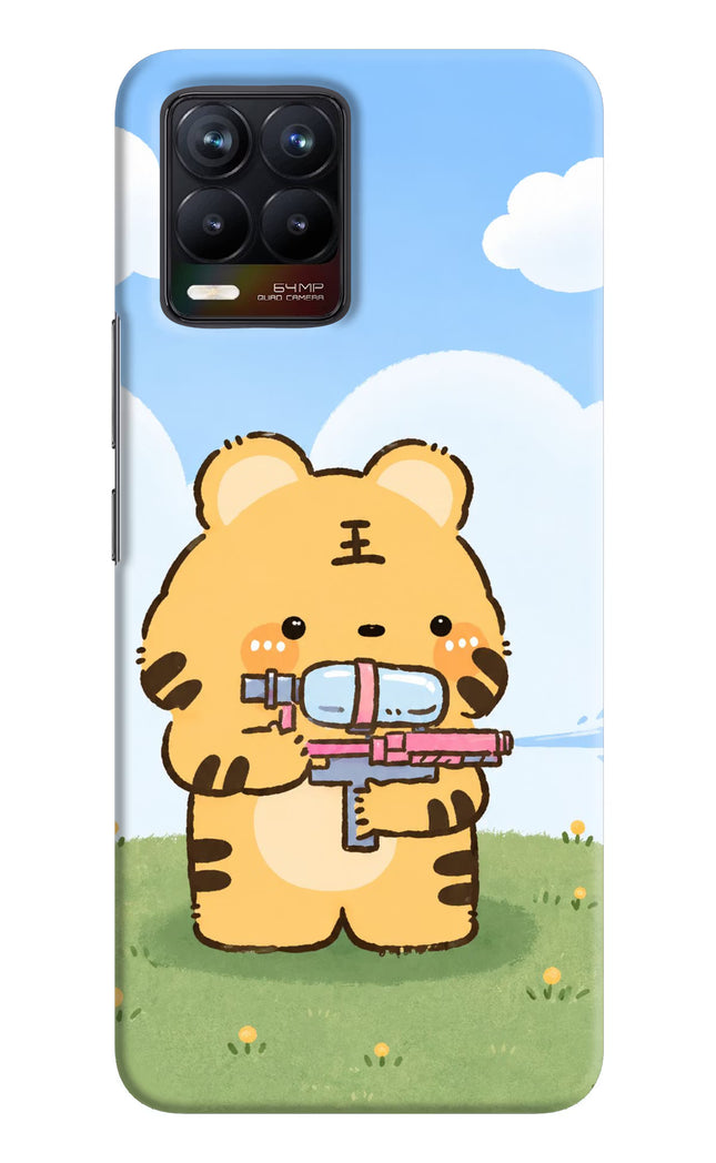Tiger Treat Realme 8/8 Pro (not 5G) Hard Case Back Cover by Casekaro