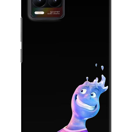 Wade Wave Realme 8/8 Pro (not 5G) Hard Case Back Cover by Casekaro