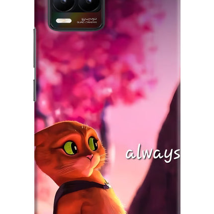 Always Cat Realme 8/8 Pro (not 5G) Hard Case Back Cover by Casekaro
