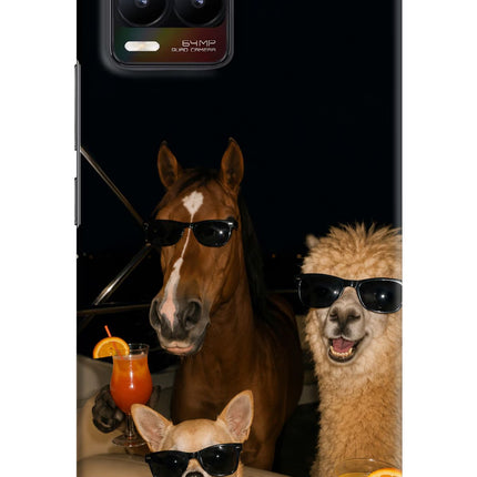 Party Squad Realme 8/8 Pro (not 5G) Hard Case Back Cover by Casekaro