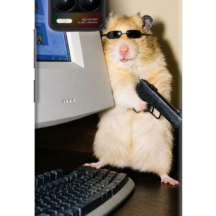 Hacker Hamster Realme 8/8 Pro (not 5G) Hard Case Back Cover by Casekaro