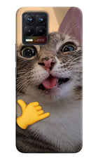 Silly Cat Call Realme 8/8 Pro (not 5G) Hard Case Back Cover by Casekaro