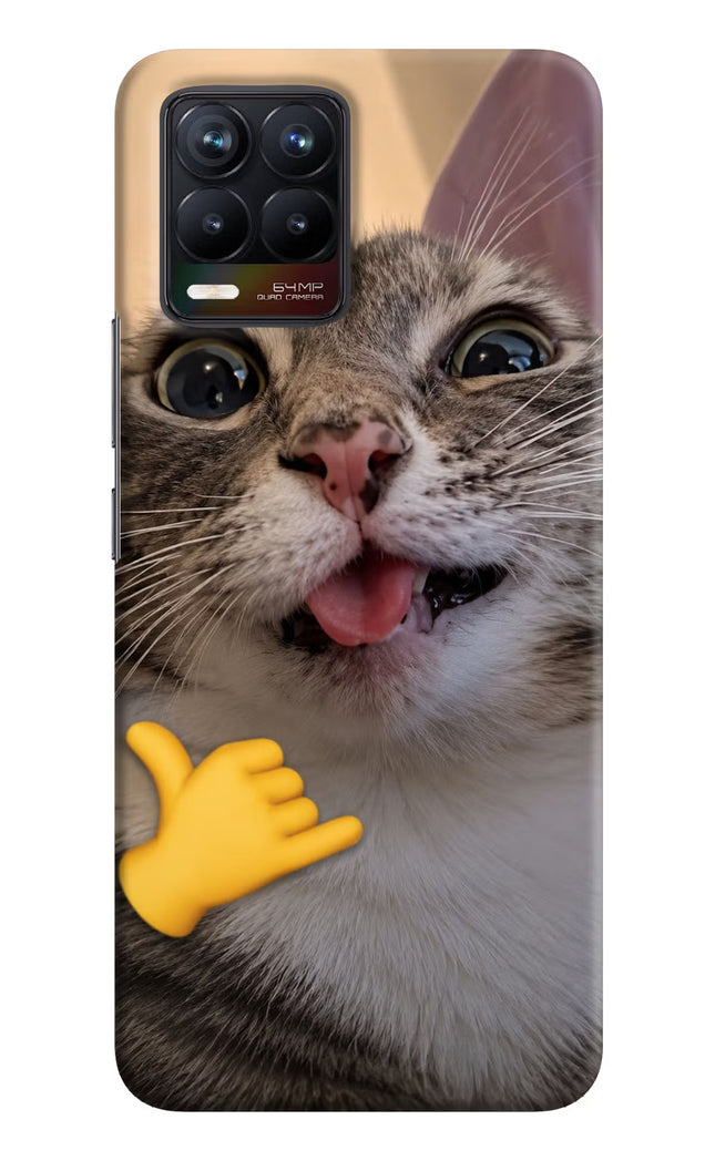 Silly Cat Call Realme 8/8 Pro (not 5G) Hard Case Back Cover by Casekaro