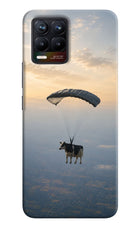 Skydiving Cow Realme 8/8 Pro (not 5G) Hard Case Back Cover by Casekaro
