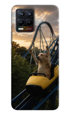 Rollercoaster Dog Realme 8/8 Pro (not 5G) Hard Case Back Cover by Casekaro