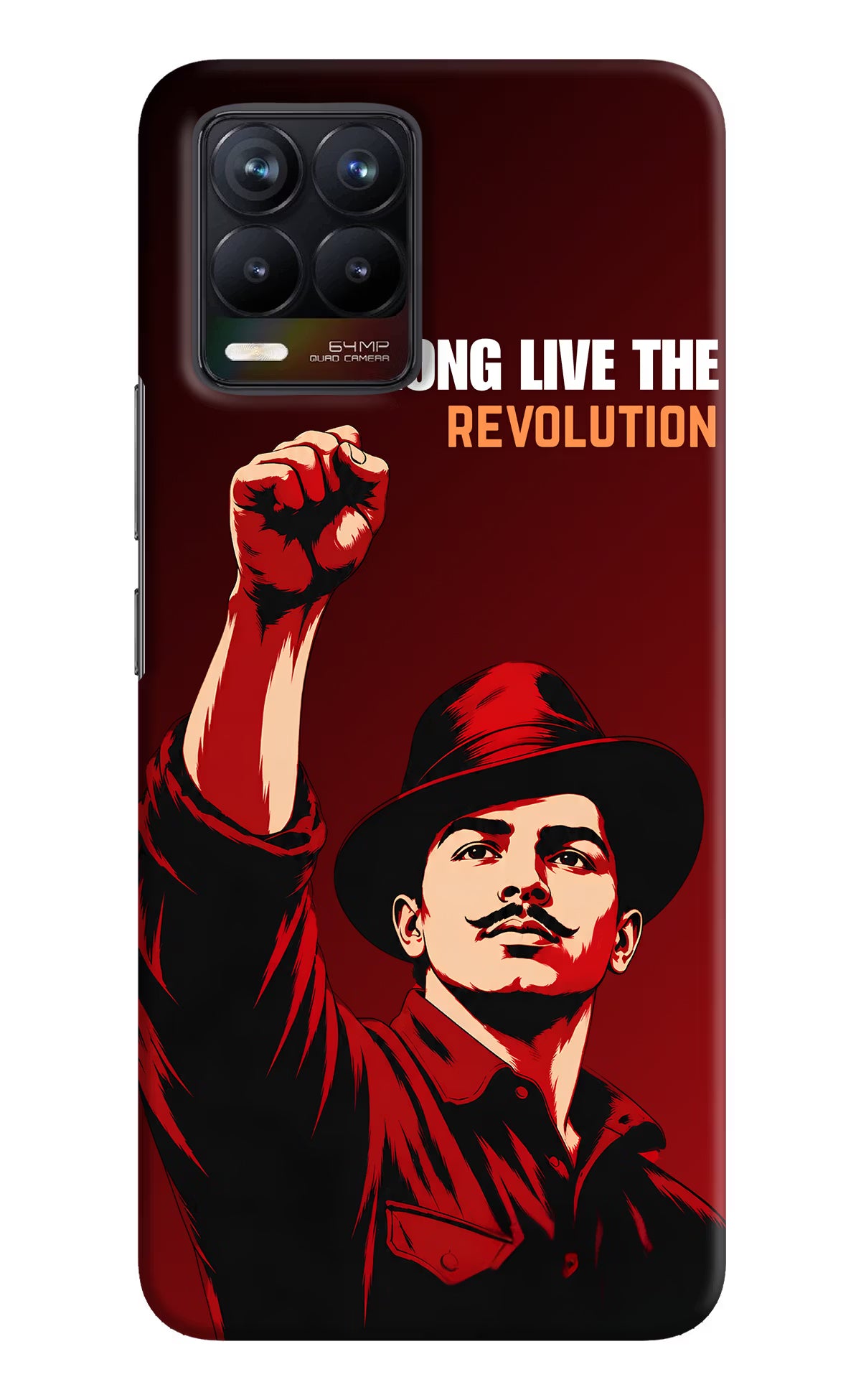 Bhagat Singh Revolution Realme 8/8 Pro (not 5G) Back Cover