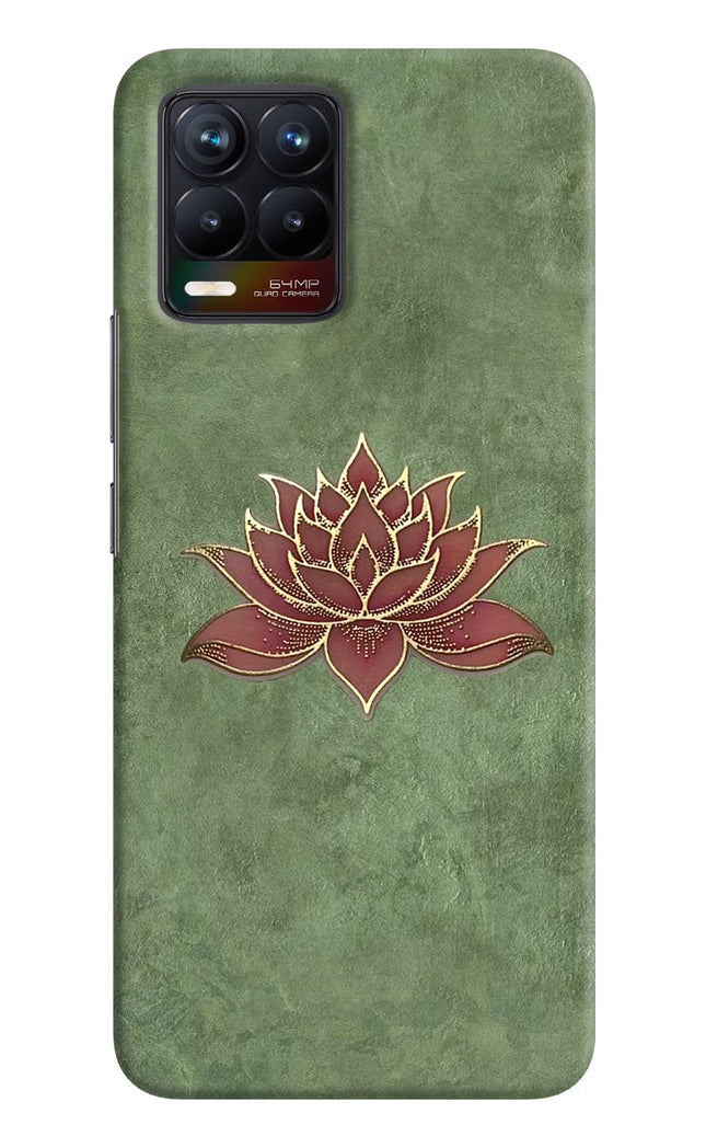 Lotus Grace Realme 8/8 Pro (not 5G) Hard Case Back Cover by Casekaro