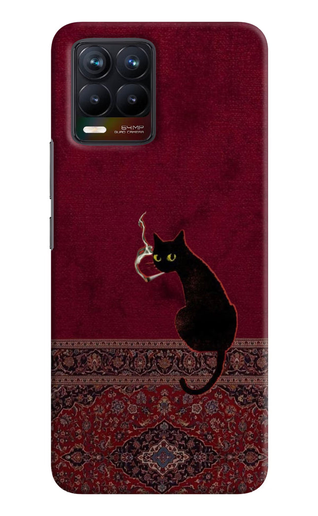 Midnight Cat Realme 8/8 Pro (not 5G) Hard Case Back Cover by Casekaro
