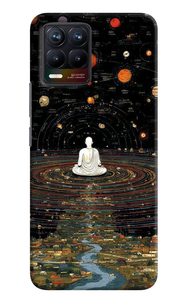 Space Monk Realme 8/8 Pro (not 5G) Hard Case Back Cover by Casekaro