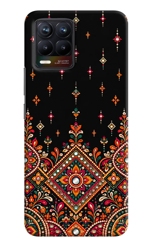 Noir Mehfil Realme 8/8 Pro (not 5G) Hard Case Back Cover by Casekaro
